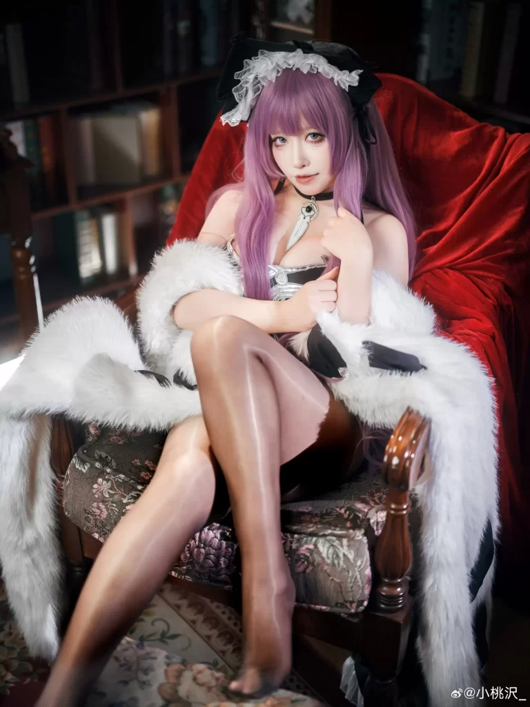 Cosplay｜塔什干·独属于你的邀约💜 碧蓝航线@小桃沢-初一小盏