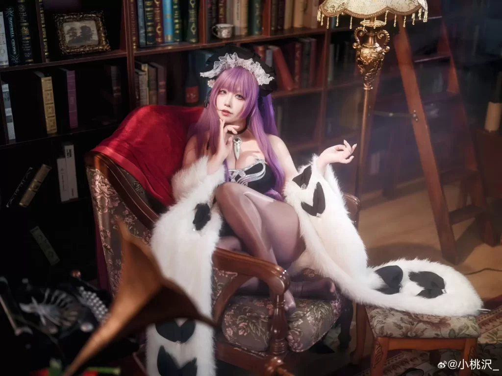 图片[13]-Cosplay｜塔什干·独属于你的邀约💜 碧蓝航线@小桃沢-初一小盏